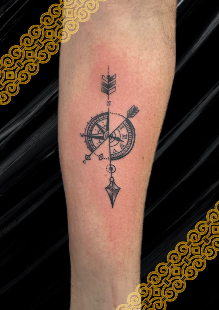 fineline réalisé au salon de tatouage et piercing à Buchillon-Splendide Studio